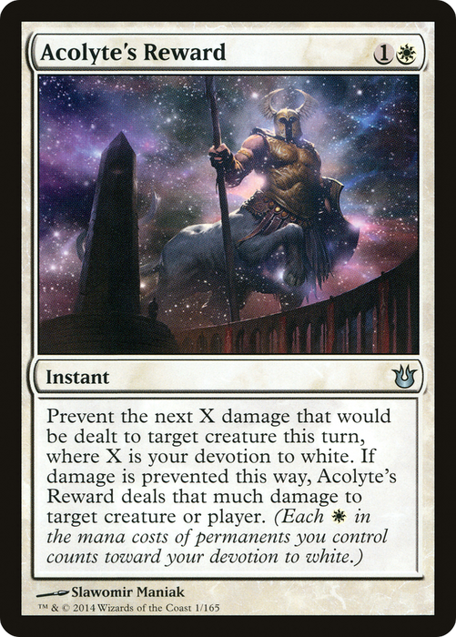 Acolyte's Reward (BNG-001) - uncommon