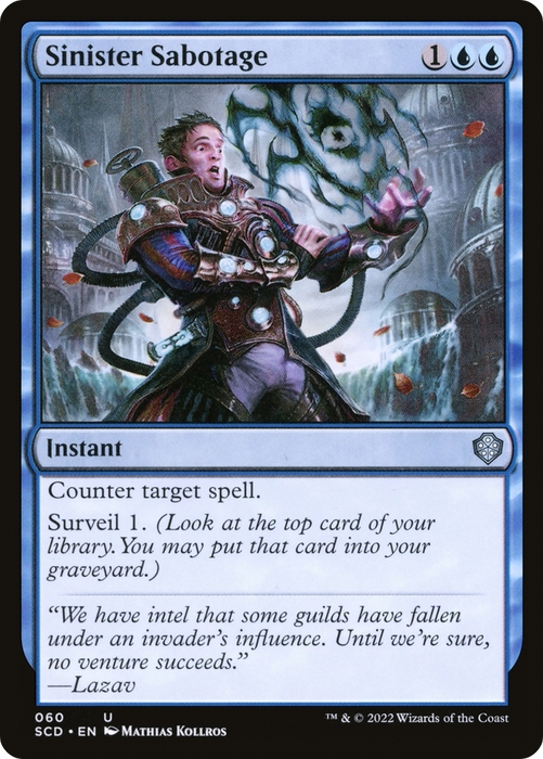 Sinister Sabotage (SCD-060) - uncommon