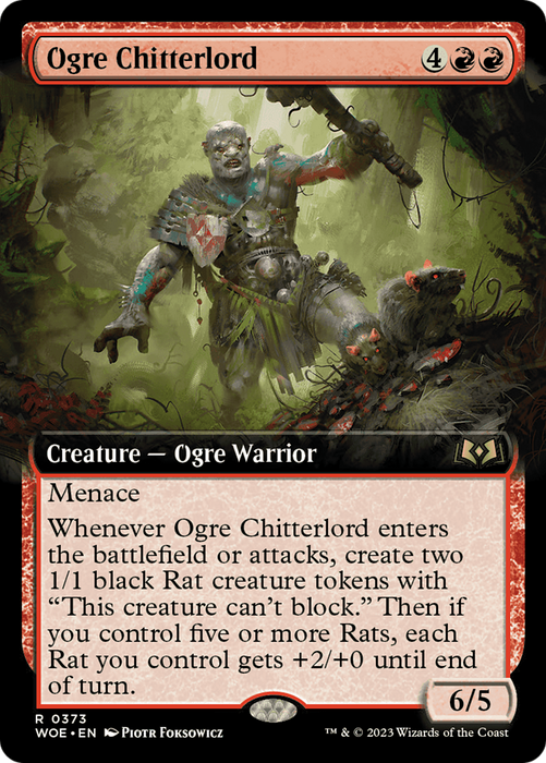 Ogre Chitterlord (WOE-373) - rare: (Extended Art)