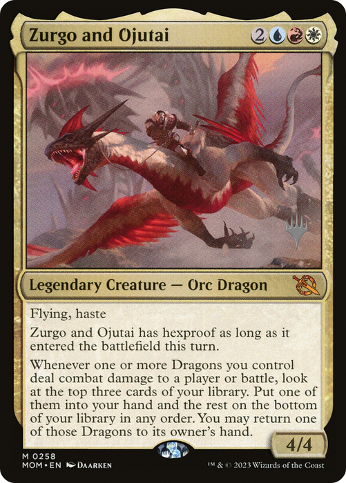Zurgo and Ojutai (PPMOM-258P) - mythic