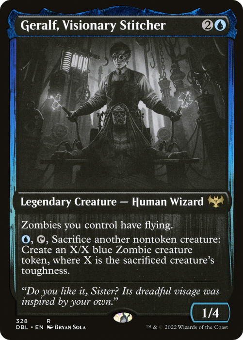 Geralf, Visionary Stitcher (DBL-328) - rare