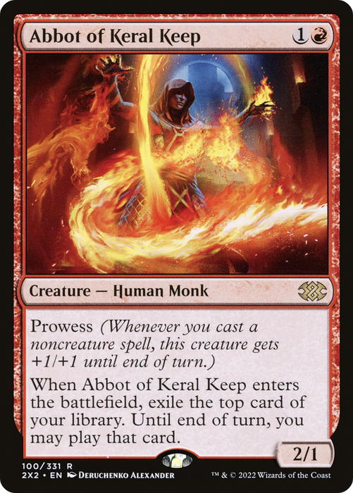 Abbot of Keral Keep (2X2-100) - rare - Foil