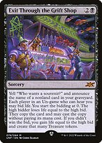 Exit Through the Grift Shop (UNF-074) - mythic