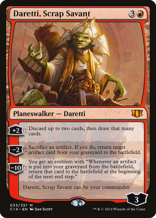 Daretti, Scrap Savant (C14-033) - mythic