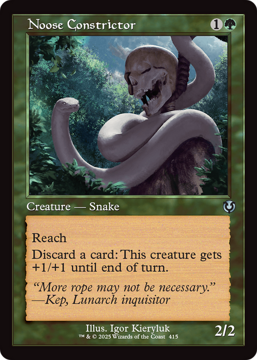 Noose Constrictor (INR-415) - uncommon - Foil