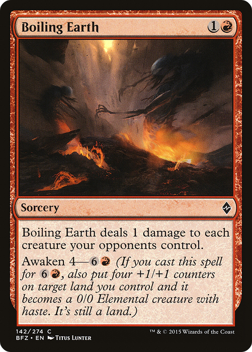 Boiling Earth (BFZ-142) - common