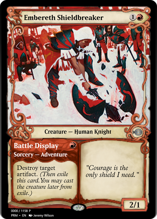 Embereth Shieldbreaker // Battle Display (PRM-78774) - uncommon - Foil