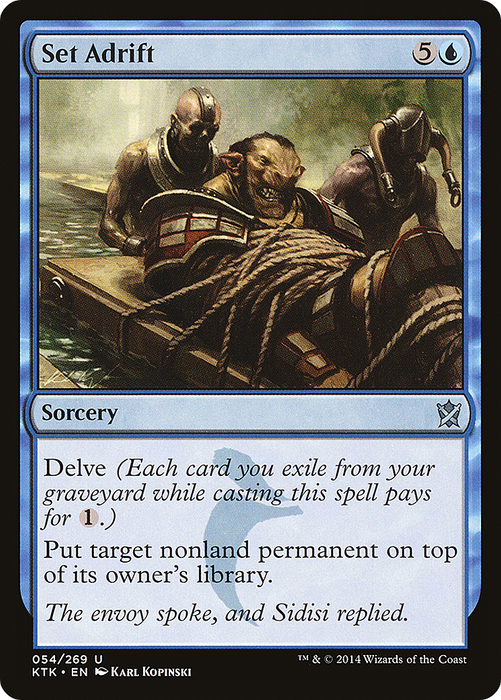 Set Adrift (KTK-054) - uncommon - Foil