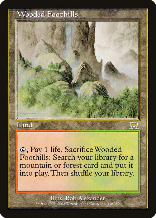 Wooded Foothills (ONS-330) - rare - Foil