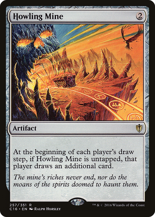 Howling Mine (C16-257) - rare