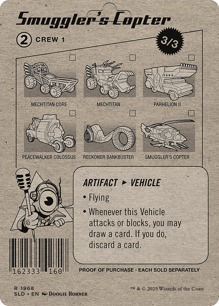 Smuggler's Copter // Smuggler's Copter (SLD-1968) - rare (Borderless) - Foil