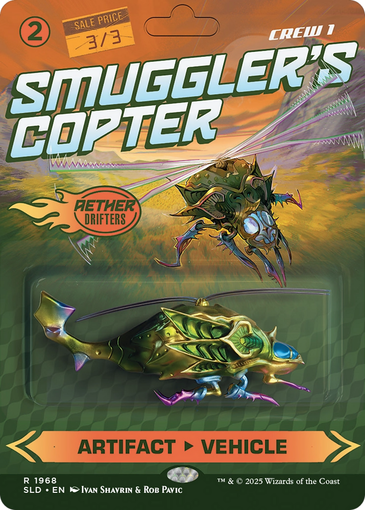 Smuggler's Copter // Smuggler's Copter (SLD-1968) - rare (Borderless) - Foil