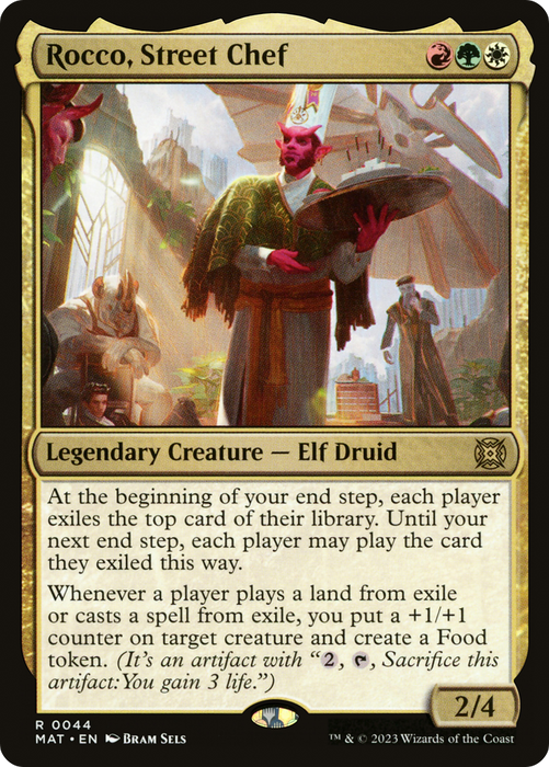 Rocco, Street Chef (MAT-044) - rare