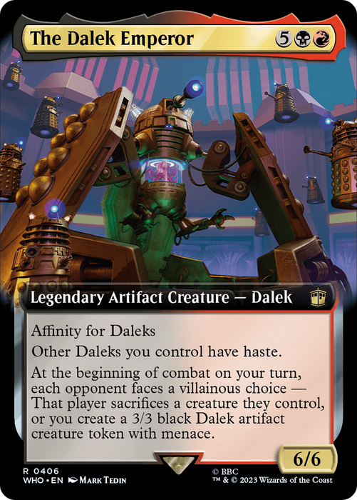 The Dalek Emperor (WHO-406) - rare: (Extended Art) - Foil