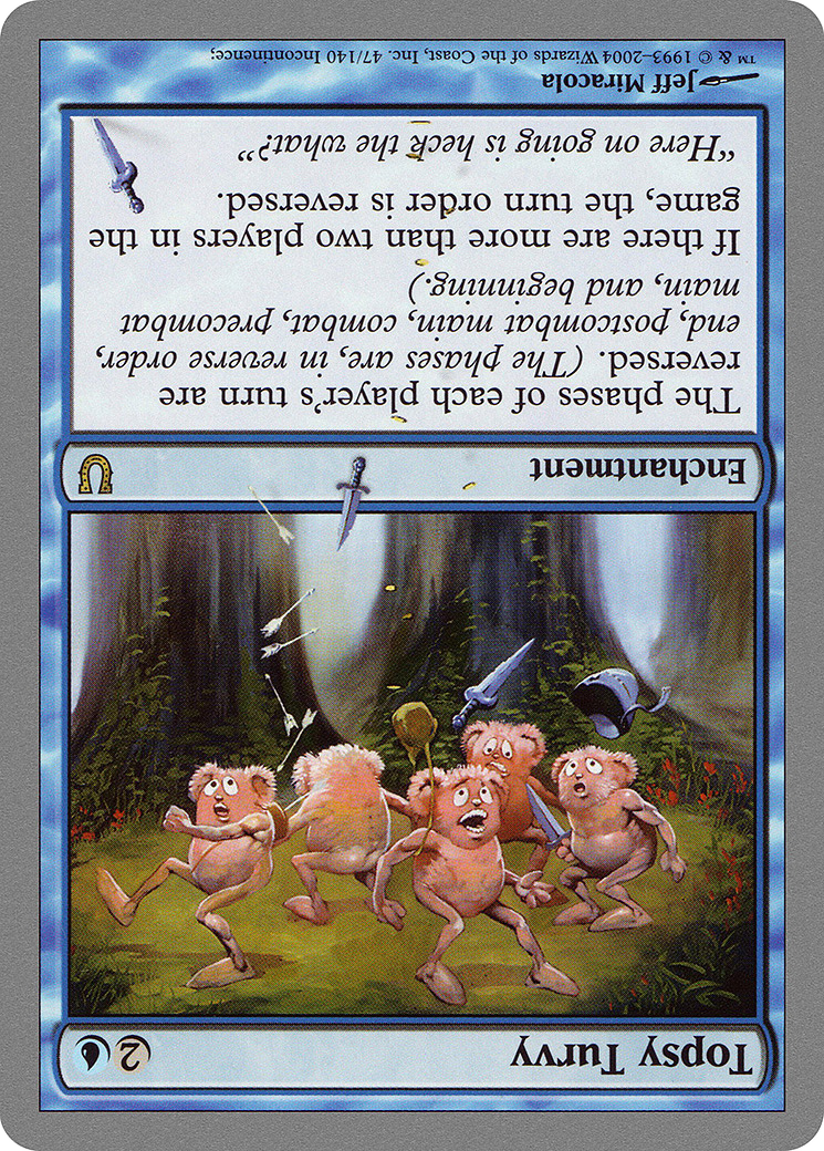 Topsy Turvy (UNH-047) - rare