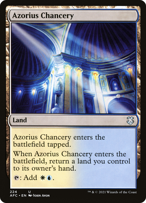 Azorius Chancery (AFC-224) - uncommon