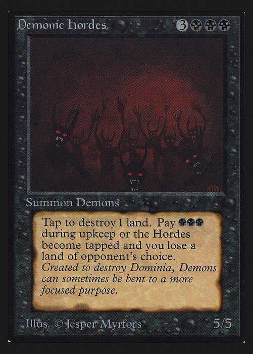 Demonic Hordes (CED-104) - rare