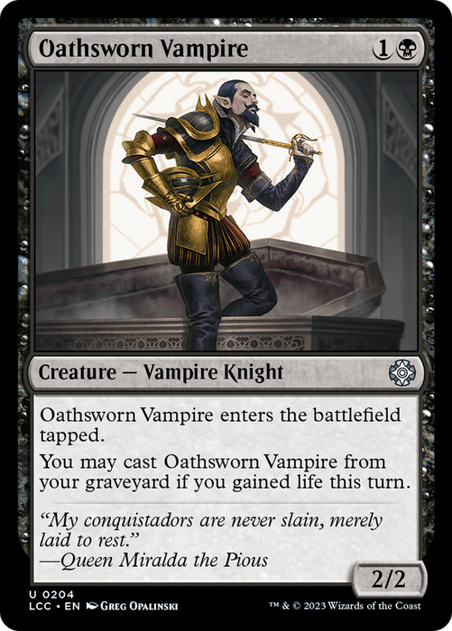 Oathsworn Vampire (LCC-204) - uncommon