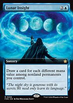 Lunar Insight (FDN-456) - rare: (Extended Art)