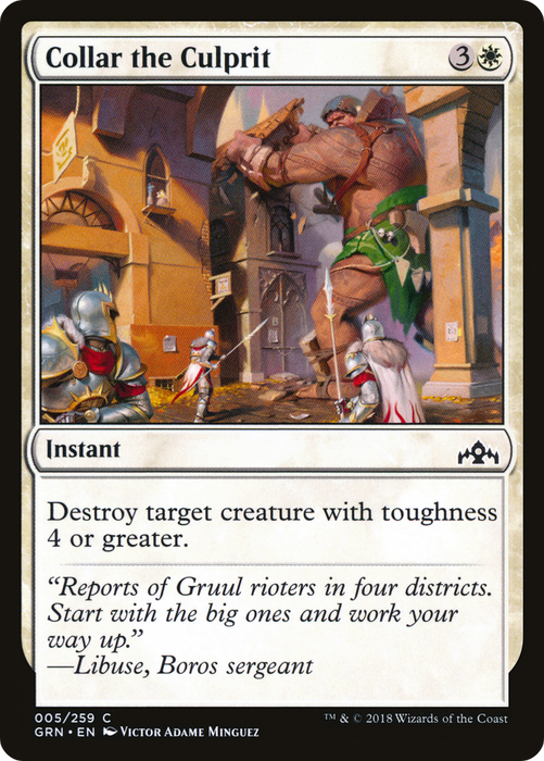 Collar the Culprit (GRN-005) - common - Foil