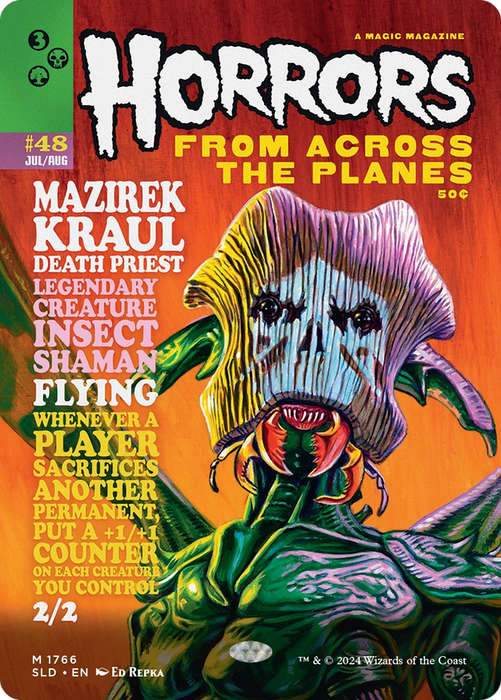 Mazirek, Kraul Death Priest (SLD-1766) - mythic (Borderless)