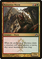 Ruination Wurm (GTC-192) - common - Foil