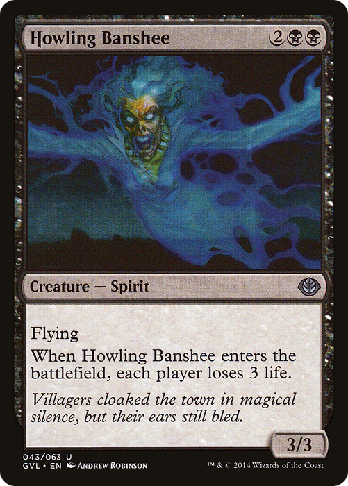 Howling Banshee (DD3-043) - uncommon