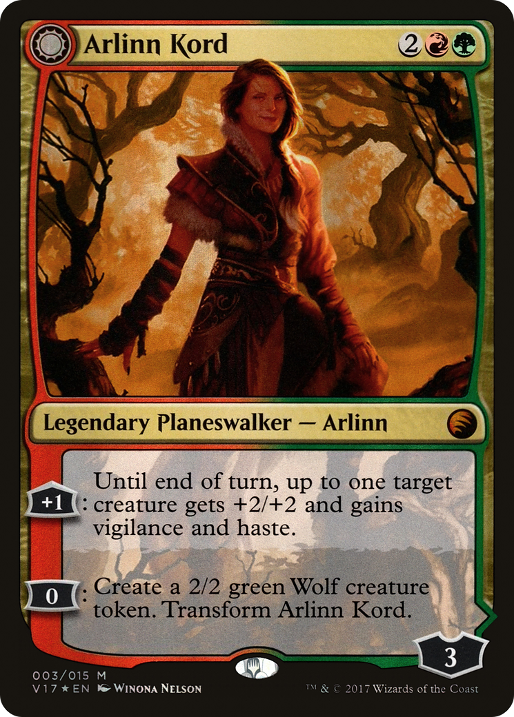 Arlinn Kord // Arlinn, Embraced by the Moon (V17-003) - mythic: (Double Faced Transform) - Foil