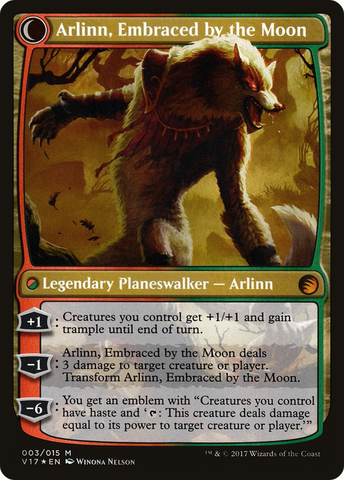 Arlinn Kord // Arlinn, Embraced by the Moon (V17-003) - mythic: (Double Faced Transform) - Foil