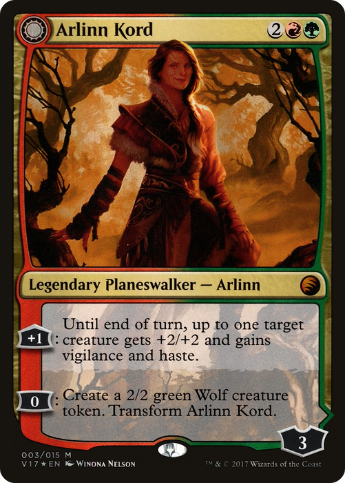 Arlinn Kord // Arlinn, Embraced by the Moon (V17-003) - mythic: (Double Faced Transform) - Foil