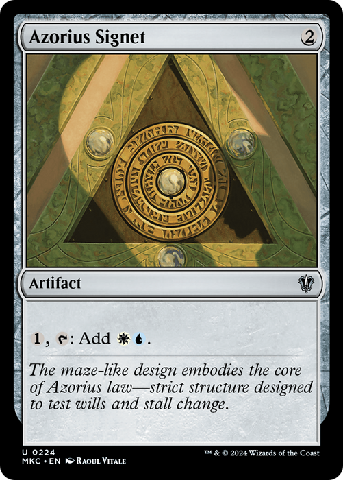 Azorius Signet (MKC-224) - uncommon