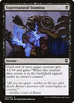 Supernatural Stamina (CMR-151) - common