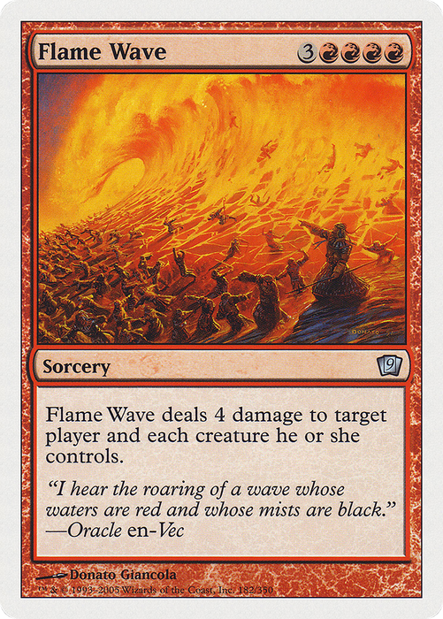Flame Wave (9ED-182) - uncommon