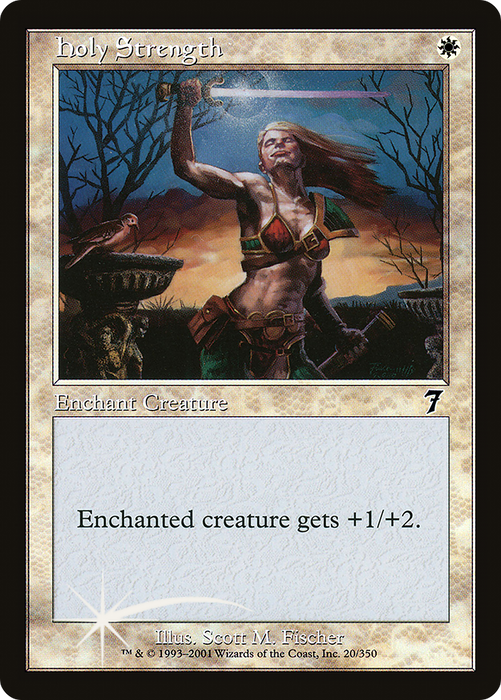 Holy Strength (7ED-20★) - common - Foil