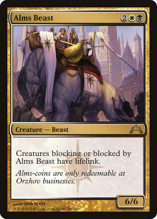 Alms Beast (GTC-141) - rare - Foil