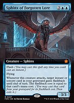 Sphinx of Forgotten Lore (FDN-457) - mythic: (Extended Art)