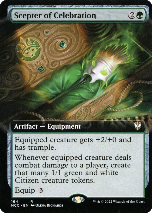 Scepter of Celebration (NCC-164) - rare: (Extended Art)