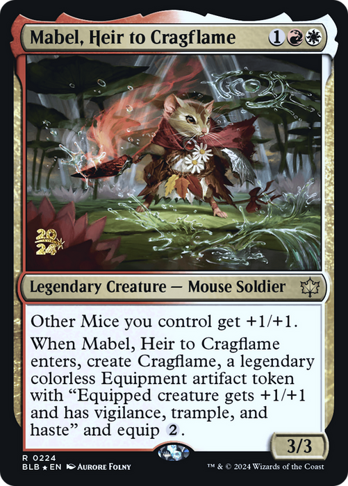Mabel, Heir to Cragflame (PRE-224S) - rare - Foil
