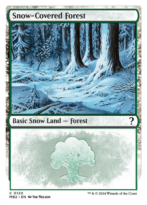 Snow-Covered Forest (MB2-120) - common: (snow)