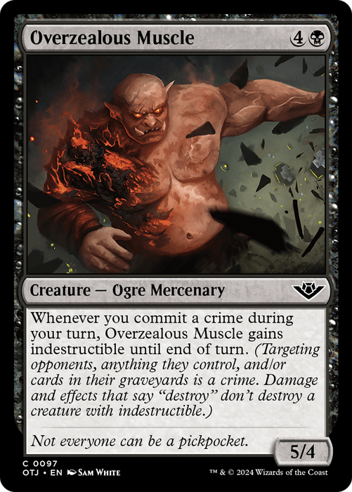 Overzealous Muscle (OTJ-097) - common
