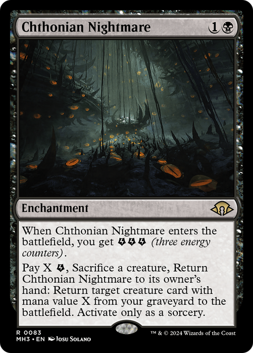 Chthonian Nightmare (MH3-083) - rare - Foil