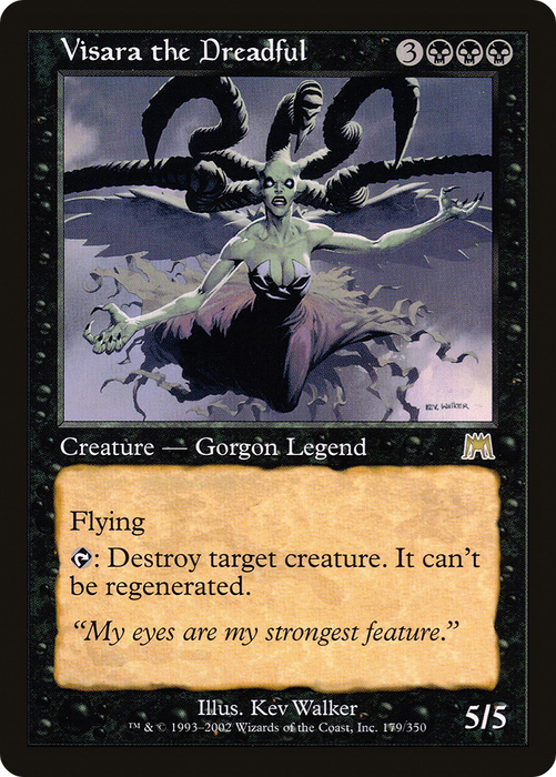 Visara the Dreadful (ONS-179) - rare