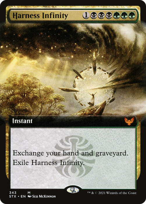 Harness Infinity (STX-343) - mythic: (Extended Art) - Foil