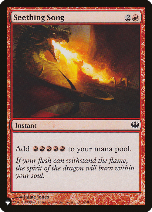 Seething Song (LIST-DDG-70) - common