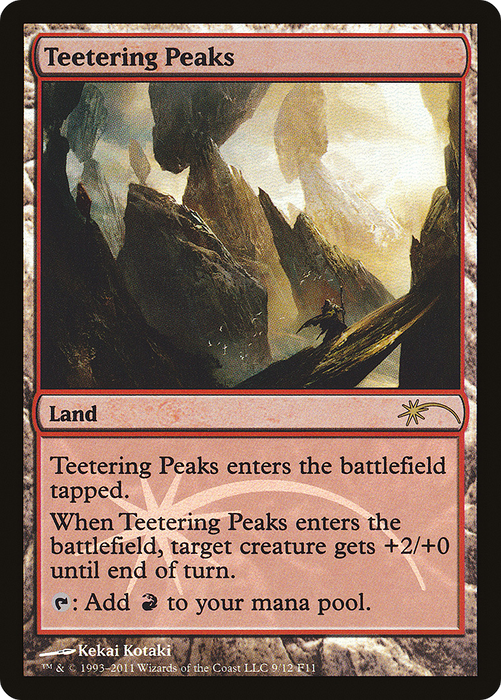 Teetering Peaks (FNM-009) - rare - Foil