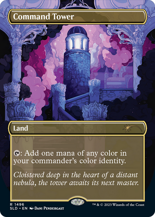 Command Tower (SLD-1496) - rare (Borderless)