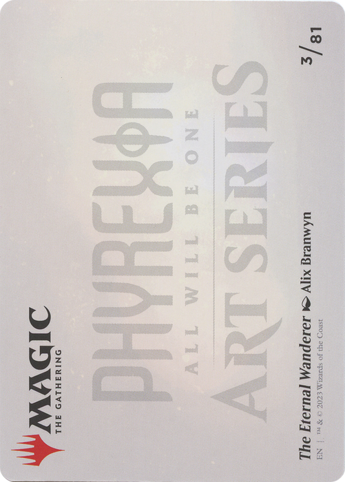 The Eternal Wanderer // The Eternal Wanderer (AONE-003) - common (Borderless) - Foil