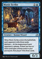 Manic Scribe (SIR-080) - uncommon