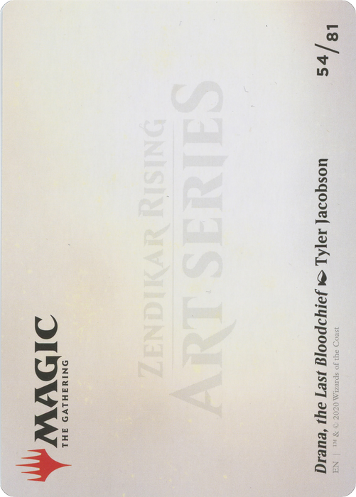 Drana, the Last Bloodchief // Drana, the Last Bloodchief (AZNR-054) - common (Borderless)