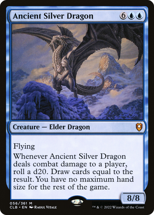 Ancient Silver Dragon (CLB-056) - mythic - Foil
